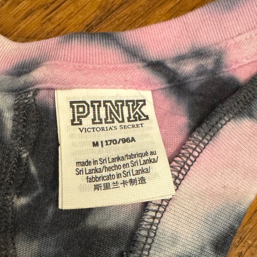 PINK Tie-Dyed Tank ~ Size M ~ - Picture 3 of 5